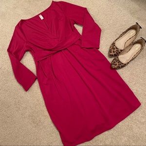 Merona | Pink Twist Front Maternity Dress